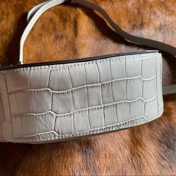 Longchamp Bags Longchamp Cavalcade Croc Embossed Crossbody Bag